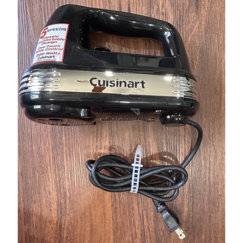 CUISINART Power Advantage 5-Speed Hand Mixer 220 W Black HM-50BK Without Beaters